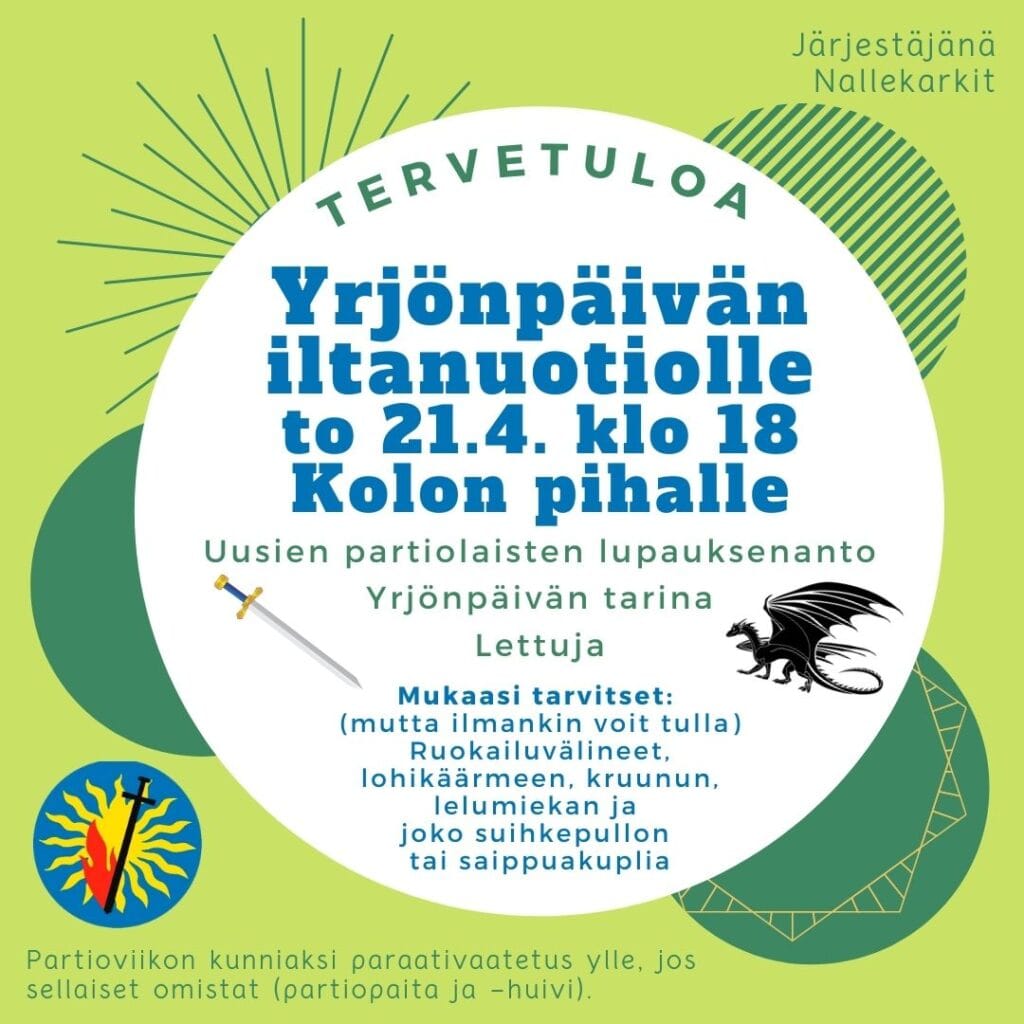 Kutsu Yrjönpäivään.